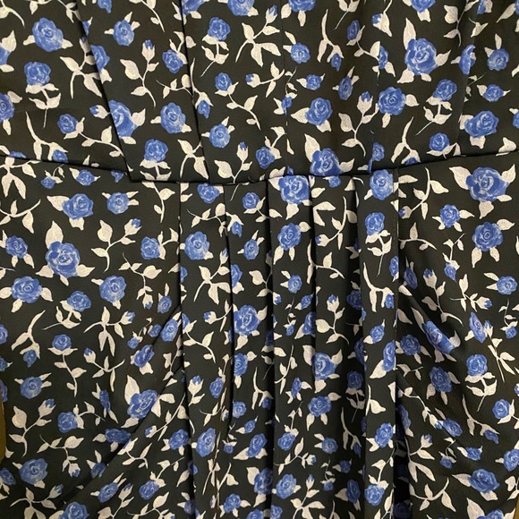 Blue Floral Dress - Picture 4 of 6